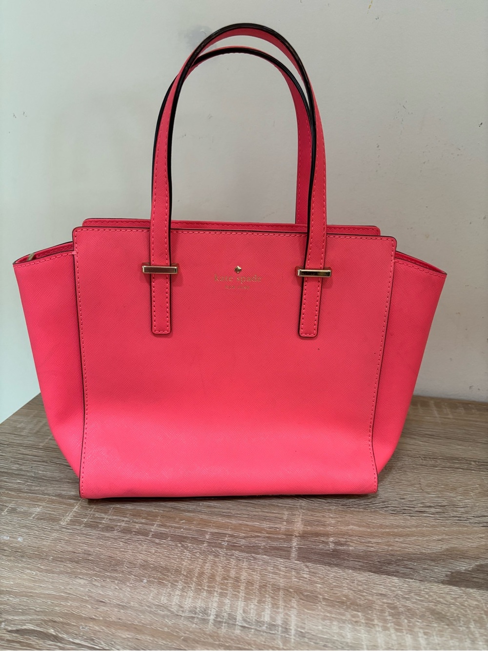 kate spade Hot Pink Mini Tote with Gold-Tone Hardware - no strap
